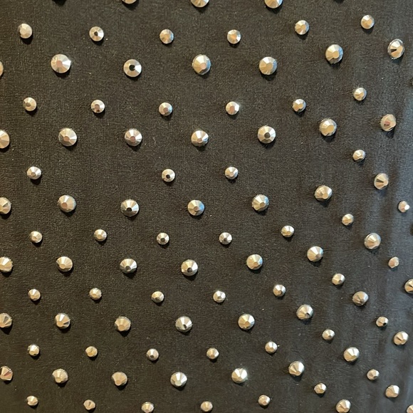 Milly studded black top SILK size 4 EUC - Picture 2 of 10